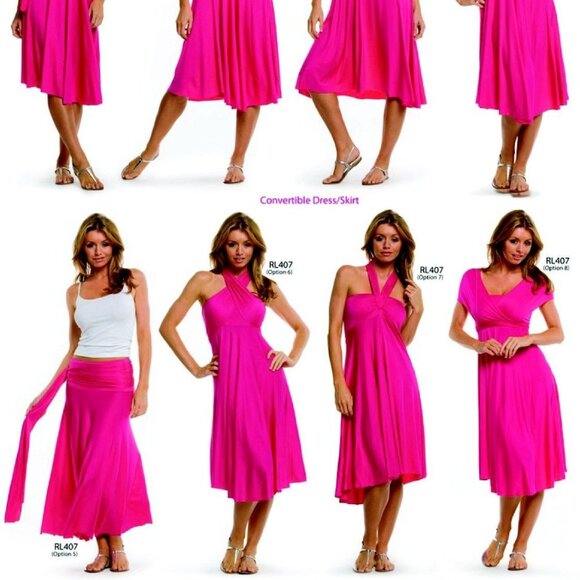 ELAN 8 Ways to wear one dress in Blue NWT - Picture 2 of 3